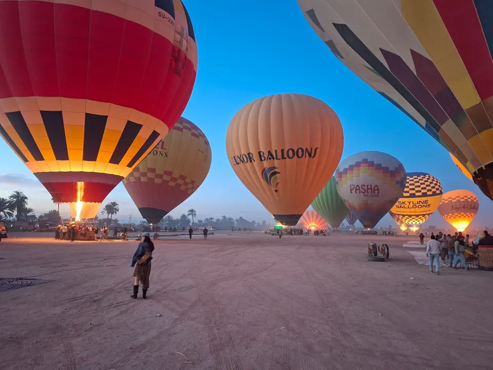 Launch field at dawn